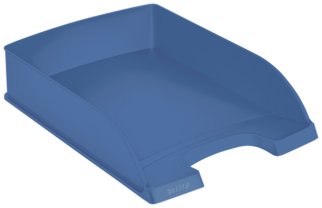 document holder, desk organizer, blue tray, paper tray, storage bin
