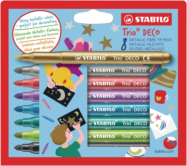 metallische stifte, gouache pennen, duo deco, kleurpotloden, kunstset