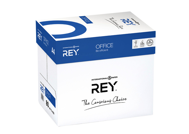 Kopieerpapier Rey Office A4 80gr wit 500vel