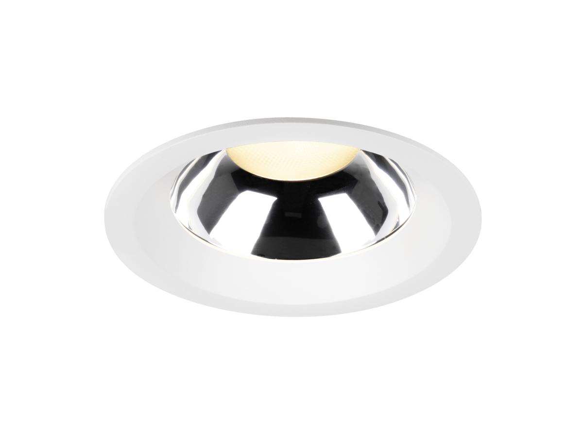 inbouwspot, recessed light, spotlights, edelmetaal, wit rond