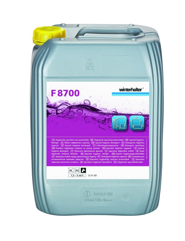 Winterhalter Vaatwasmiddel F8700 25kg-182ltr per stuk