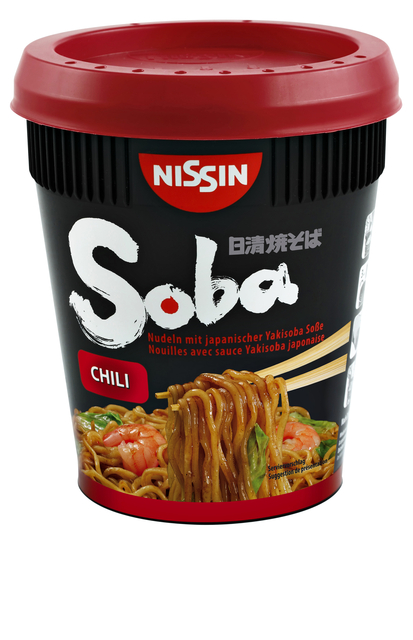 Noodles Nissin Soba chili cup