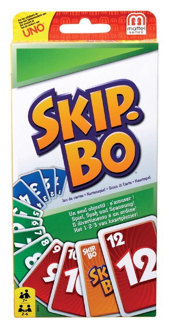 kaartspel, UNO-achtige, Skip-Bo, kaartdeck, spellenkaart