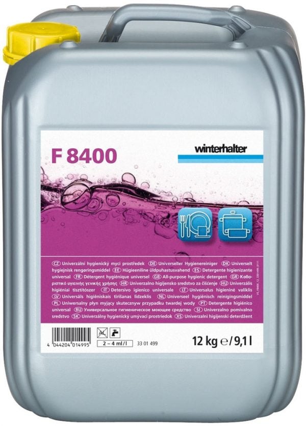 Winterhalter Vaatwasmiddel F-8400 12kg-91ltr per stuk