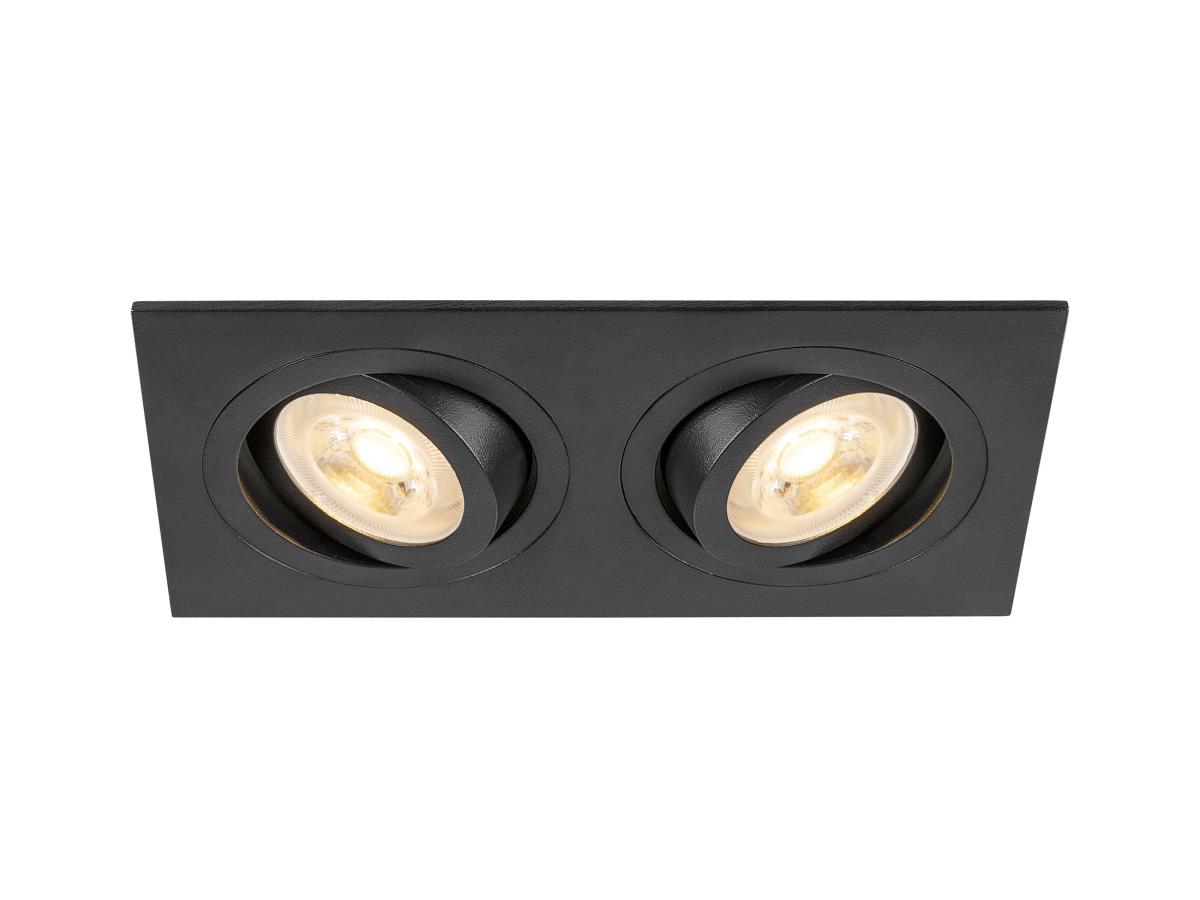inbouwspot, dubbelspot, spotlicht, recessed, deckspot