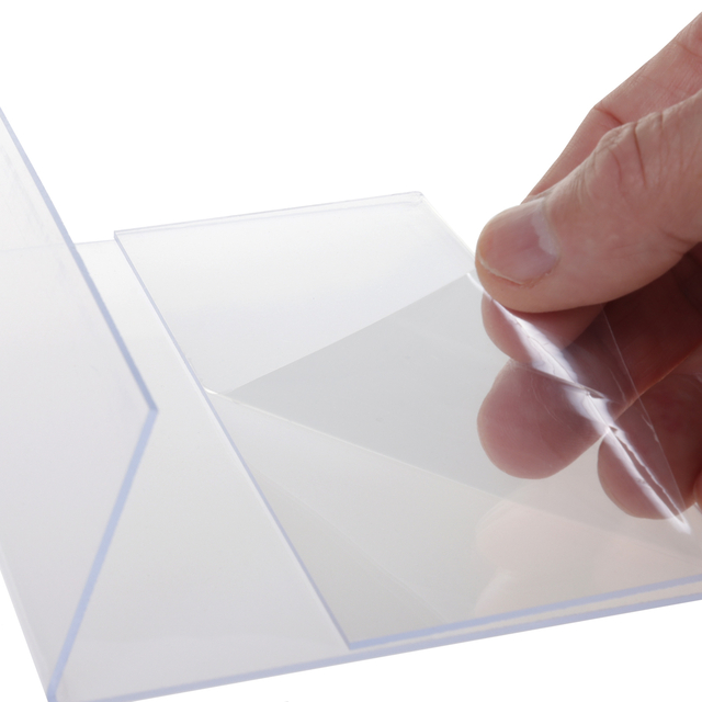 plastic, clear, translucent, sheet, hand