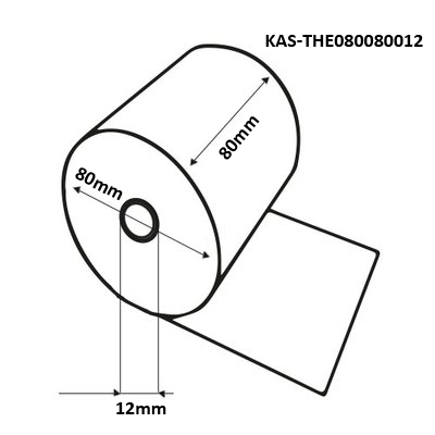 Rol kassabon 1-laags thermisch zonder fenol - Exacompta Rol kassabon 1-laags thermisch zonder fenol - Exacompta