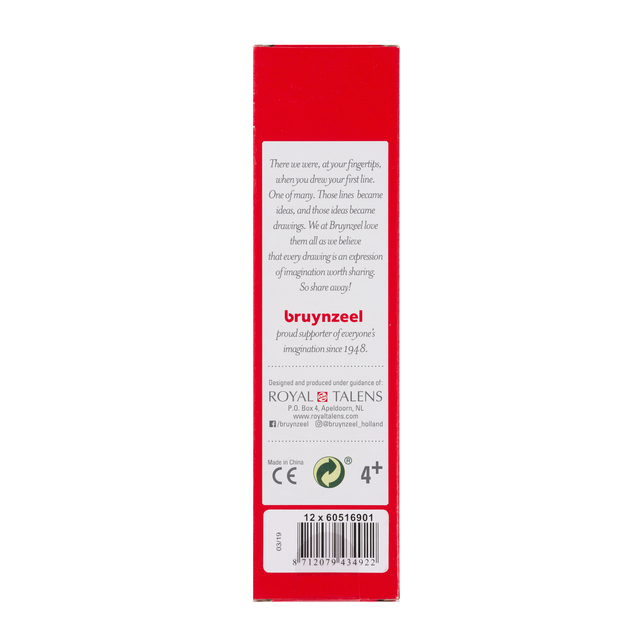 red box, pakking, streepjescode, made in china, 4+