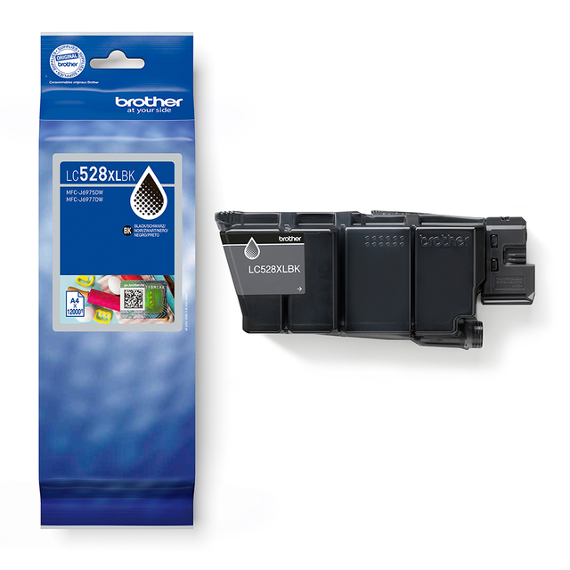 inktcartridge, inktpotlood, lC528XL, zwart, printer cartridge