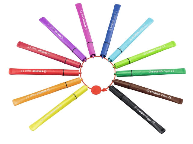 stabilo, markers, felt-tip, multicolor, set