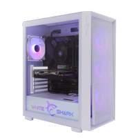 computer case, mid tower, RGB, glasplaat, wit