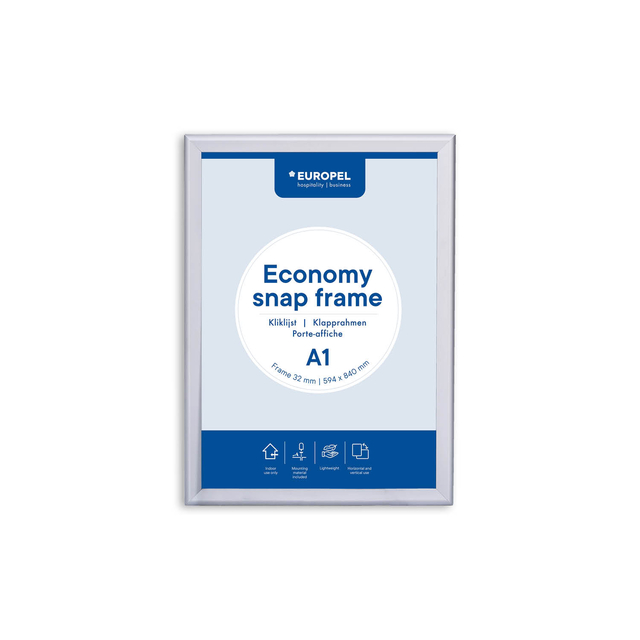 economy, snap frame, poster frame, aluminium frame, A1 size