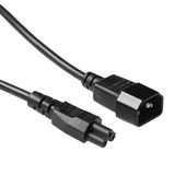 ACT Netsnoer C14 - C5 zwart 2 m