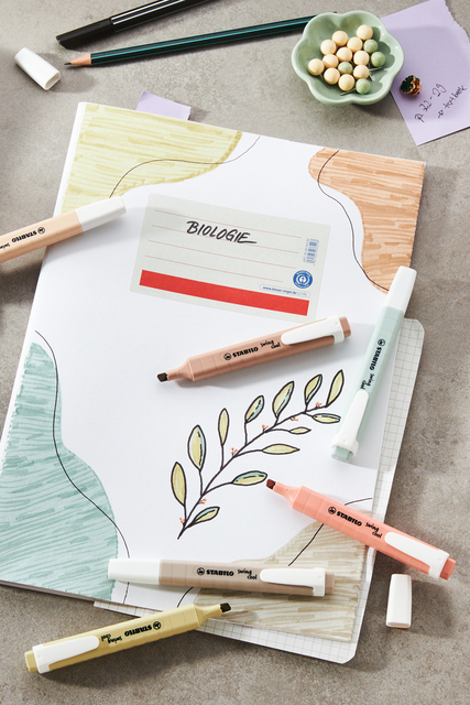 Markeerstift STABILO Swing cool nature colors moddergroen