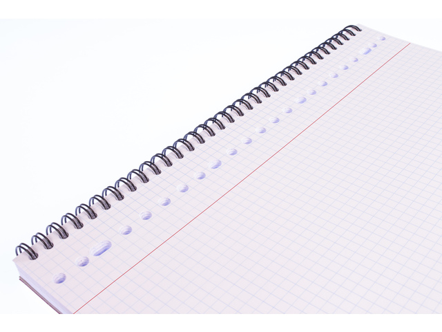 notitieblok, spiraleband, ruled paper, grid pattern, notitieblok met gaatjes