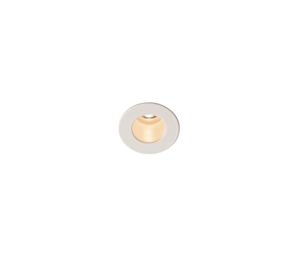 recessed light, spotlight, ceiling, gold, white finish