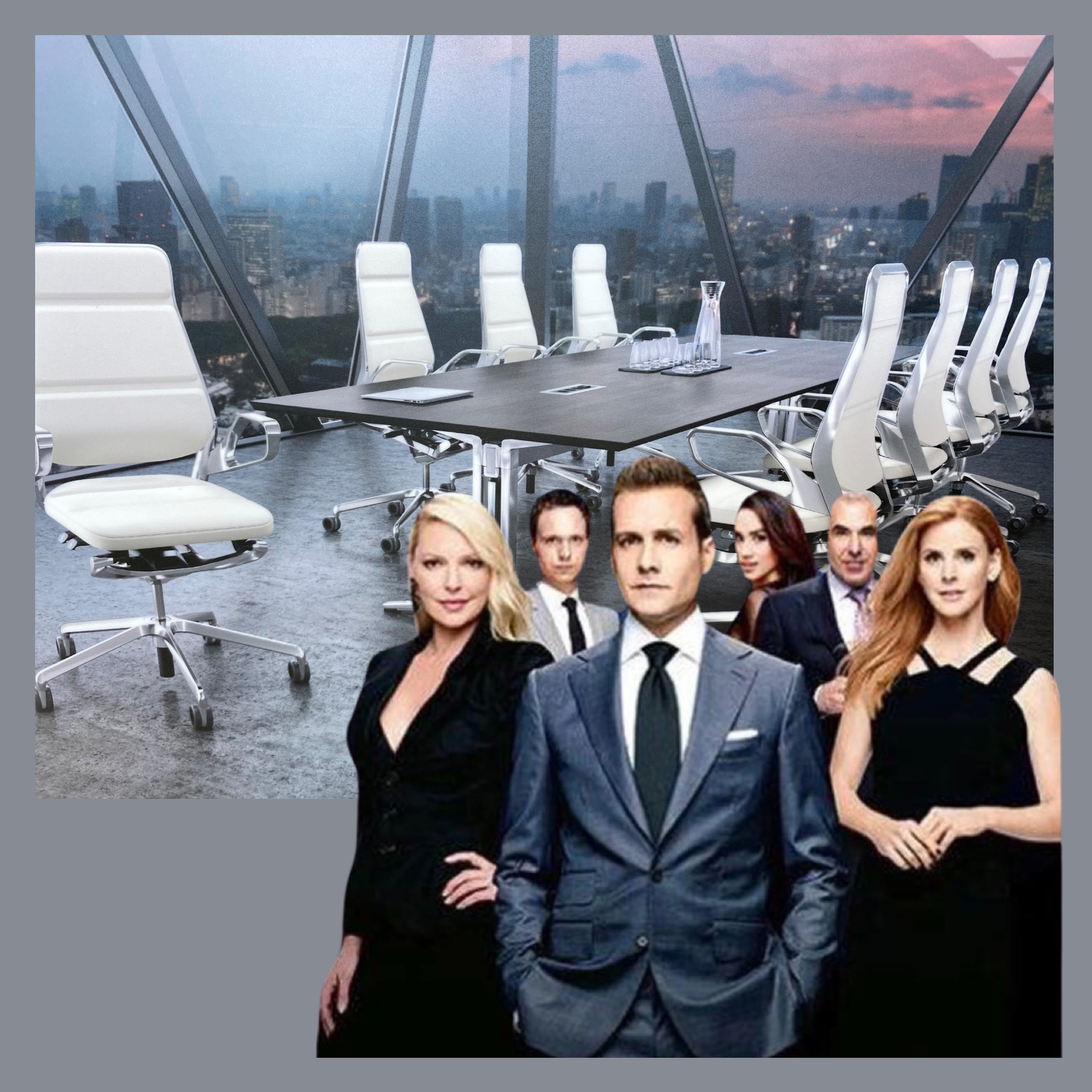 Wij hebben de kantoren van de serie “Suits” ingericht, lijkt het wel Wij hebben de kantoren van de serie “Suits” ingericht, lijkt het wel