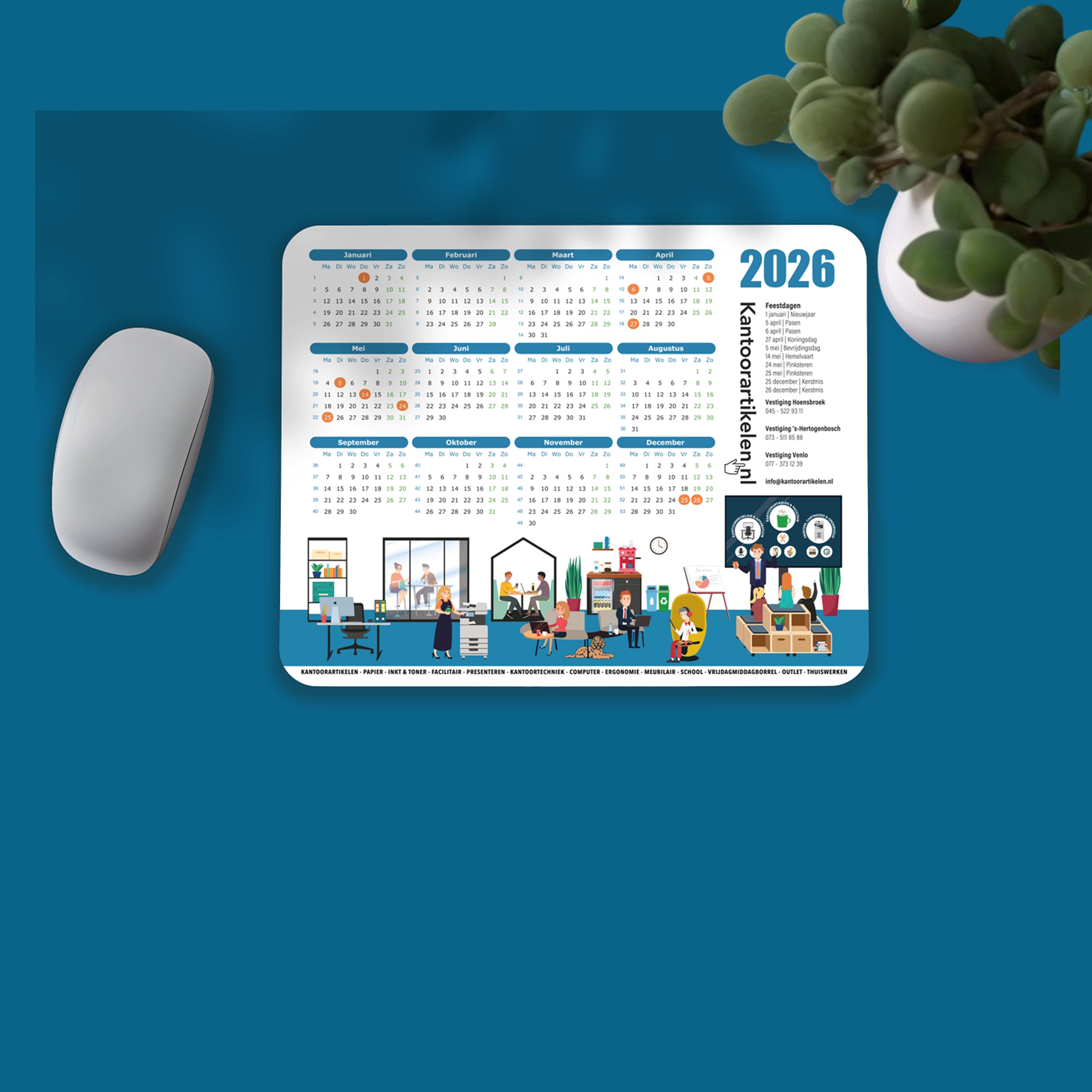 Muismat kiezen voor kantoor: welke muismat past écht bij jouw werkplek?