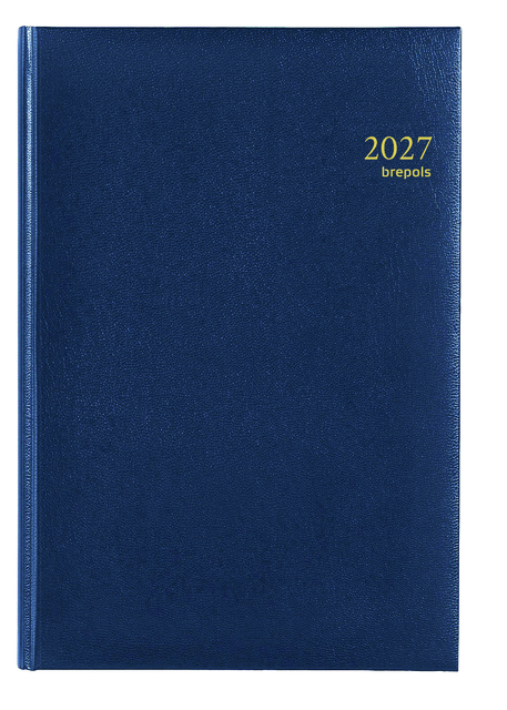notitieboek, agenda, blauw, gelijnd, 2027