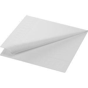 Duni Servet 33x33cm 1_4 vouw 3 laags Wit 4x250 stuks
