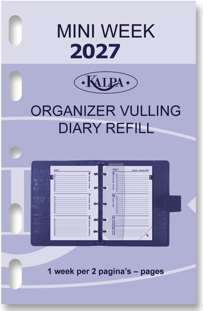 planner, organizer, diary, refill, vulling