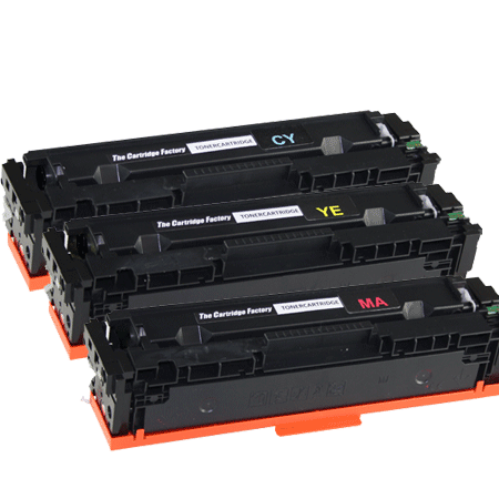 Huismerk Toners - 3-pack HP CF253XM (201X) compatibel, cyaan geel magenta (CF401X/CF402X/CF403X)