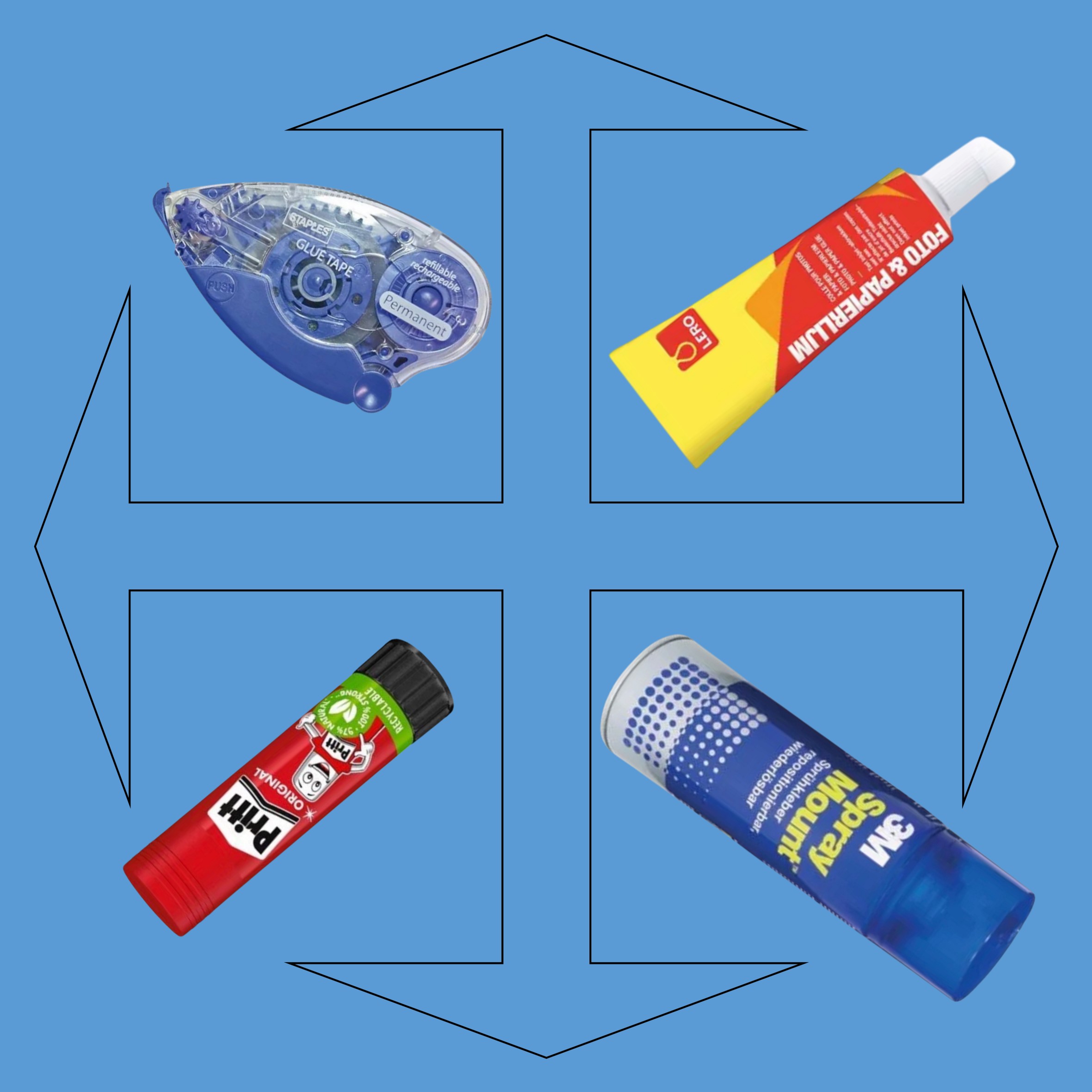 Hoe lijm ons onzichtbaar helpt op kantoor, school en beurzen Hoe lijm ons onzichtbaar helpt op kantoor, school en beurzen