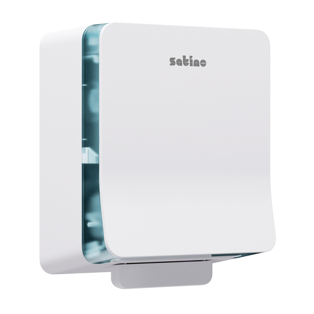 hand dryer, wall mount, white, automatic, bathroom accessory