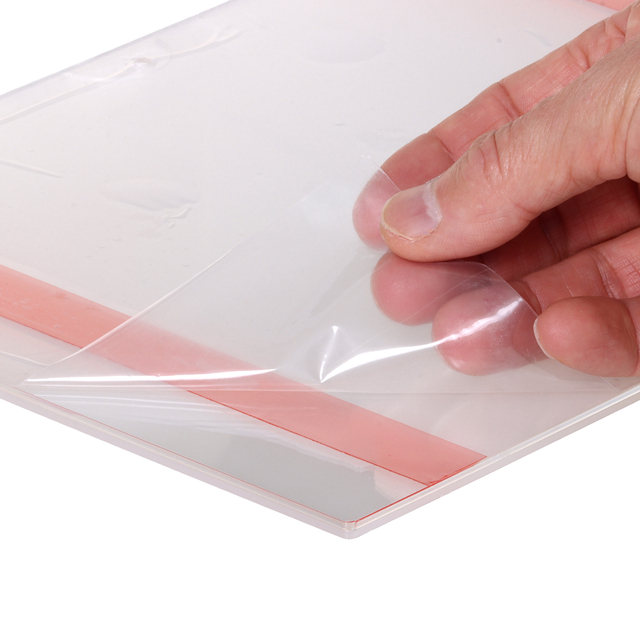 plastic sleeve, beschermende hoes, schilferfolie, heldere vel, afgesloten zak