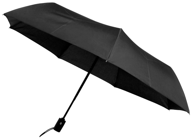 Paraplu  opvouwbaar automatisch uit- en inklapbaar windproof zwart