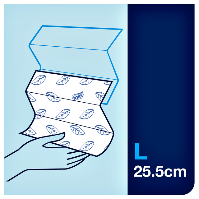Handdoek Tork H2 Xpress Advanced multifold 2-laags 212x255mm 21x180 vel wit 120398