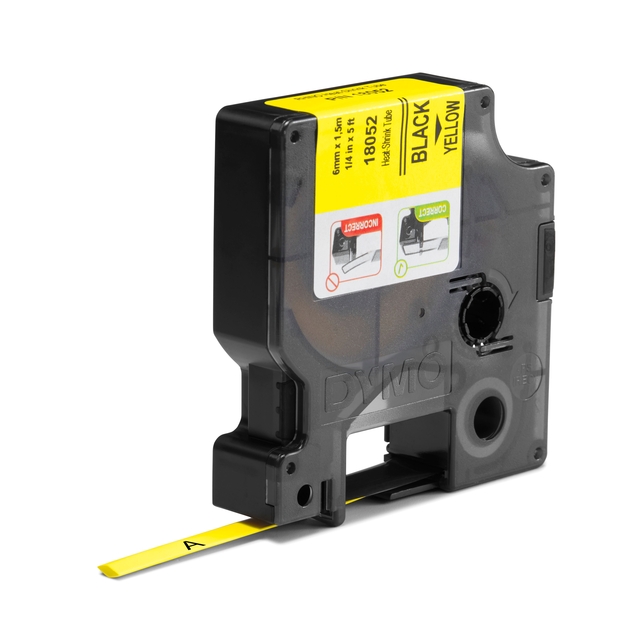 tape, label, dispenser, yellow, instruction-label