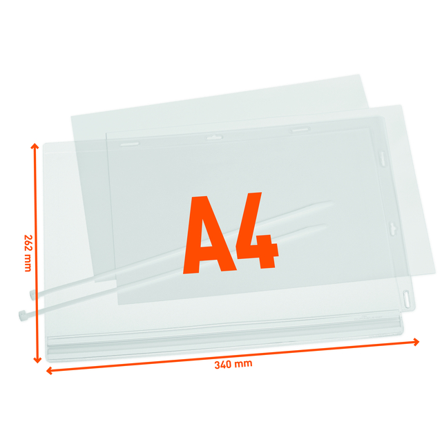 A4, documenthouder, heldere map, clip map, transparante hoes