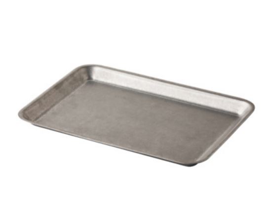 Serveerschaal RVS rechthoekig 31x22x2cm per 12 stuks