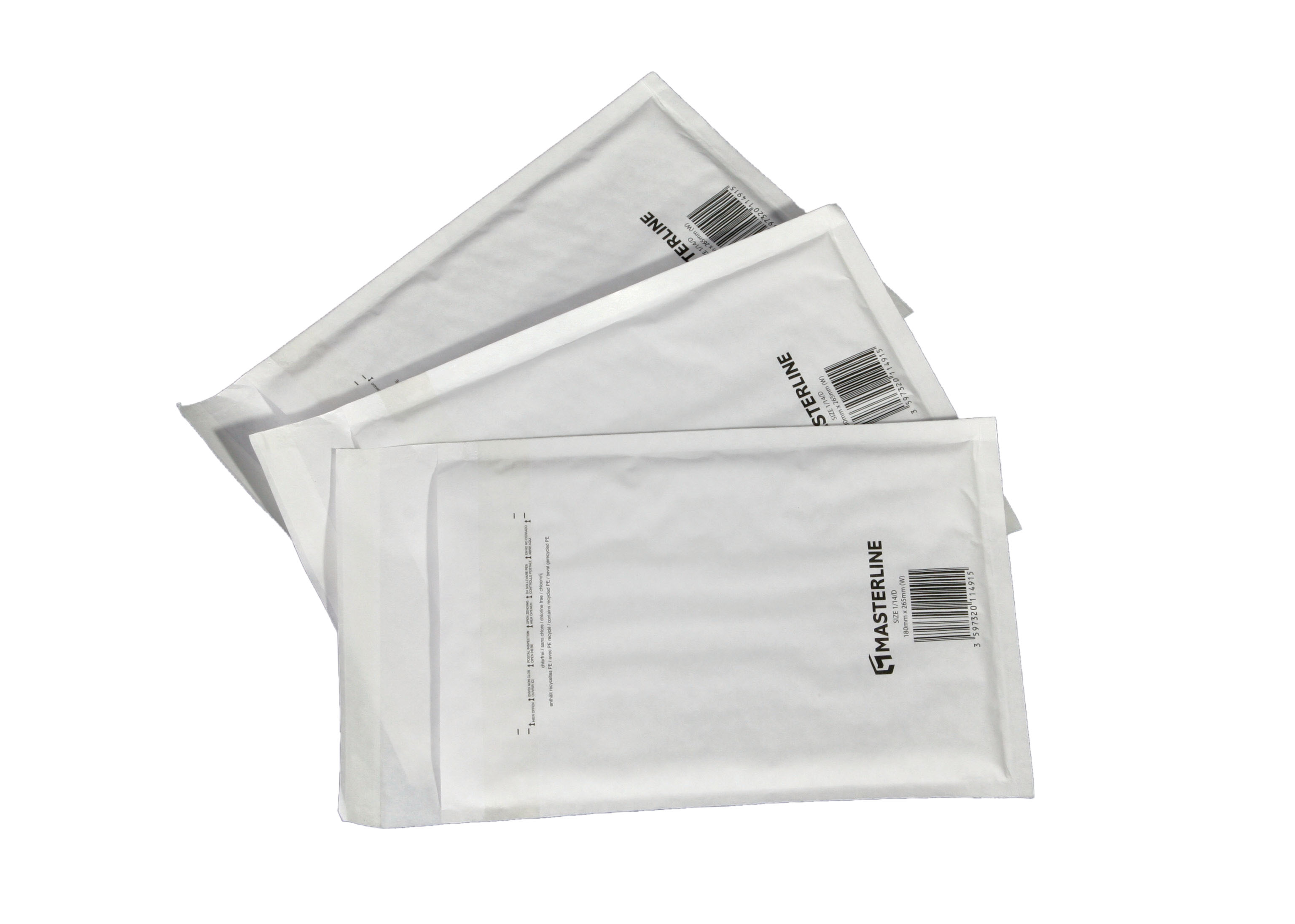 Masterline luchtkussen envelop 240 x 330 (100st.) Wit