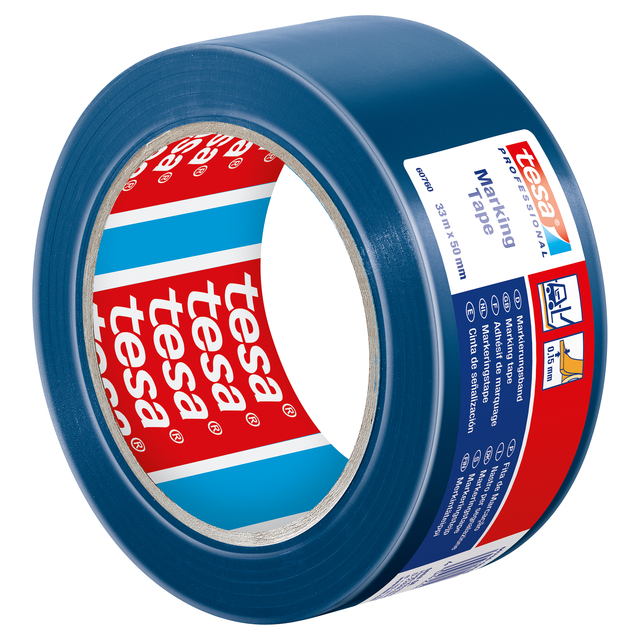 Markeringstape tesa® Professional 60760 PV1 50mmx33m blauw