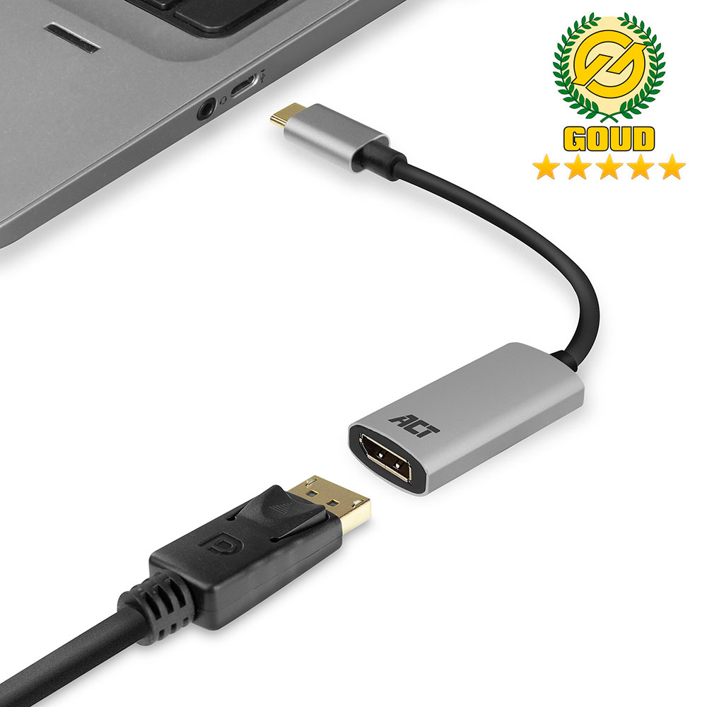 
ACT USB-C naar DisplayPort adapter
      