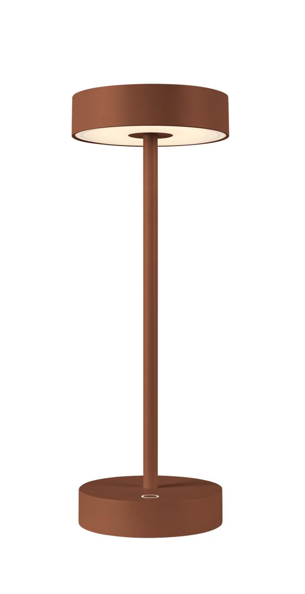 VINOLINA tafel accu roest 1xLED 2700/3000K TOUCH