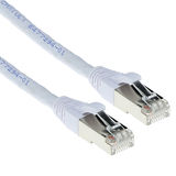 ACT Witte 30 meter SFTP CAT6A patchkabel snagless met RJ45 connectoren