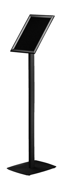 directory_sign, stand, black, panel, stanchion