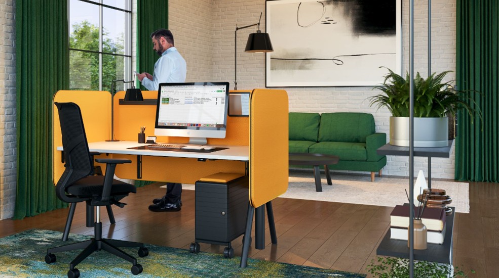 Gesloten kantoor voorbeeld