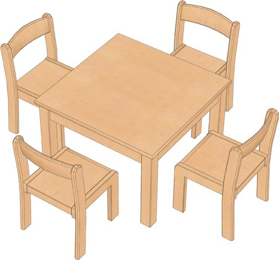 Tafels en stoelen sets