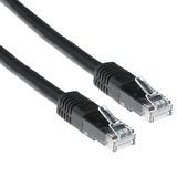 ACT Zwarte 20 meter U/UTP CAT6A patchkabels met RJ45 connectoren
