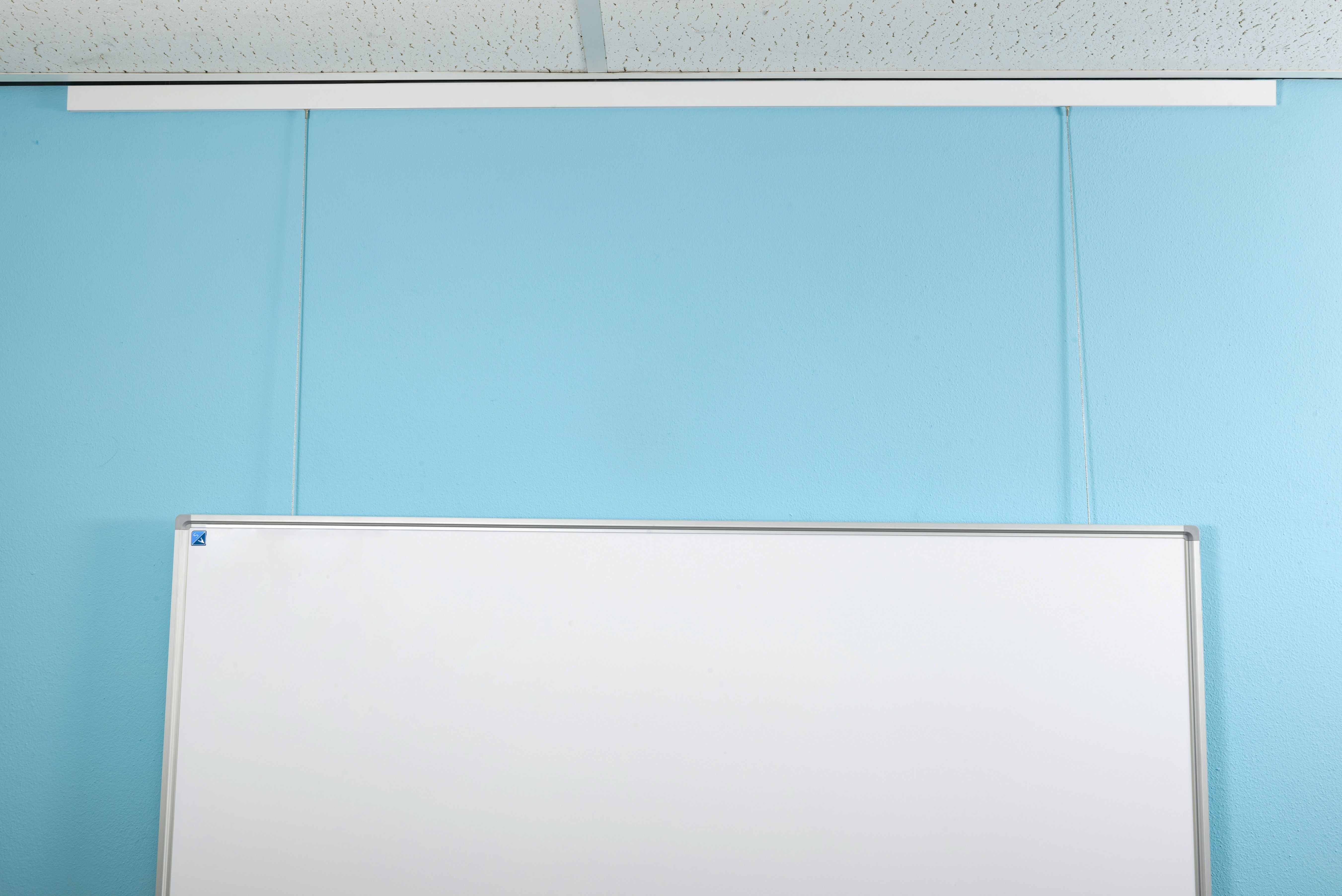 Set Cliprail plafondaansluitend, wit - 2x 3,5x150 cm