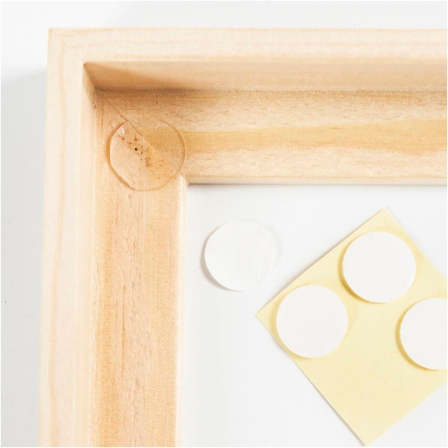 frame, hout, hoek, rond, stickers