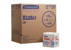 Kimberly Clark WypAll Poetsdoek L40 Wit doos 18x56st