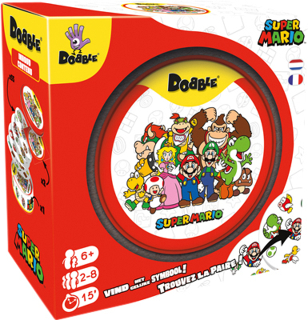 dooble, puzzel, speelset, kleurig, super mario