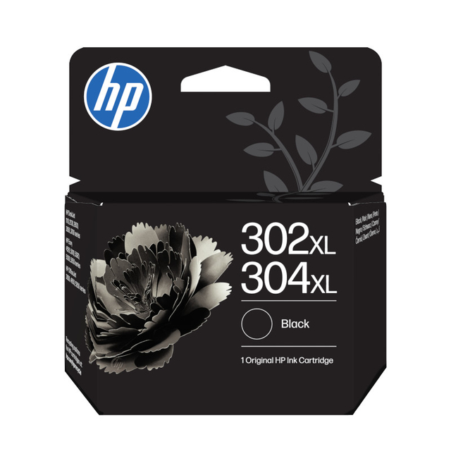 inktcartridge, HP, zwart, 302XL, 304XL
