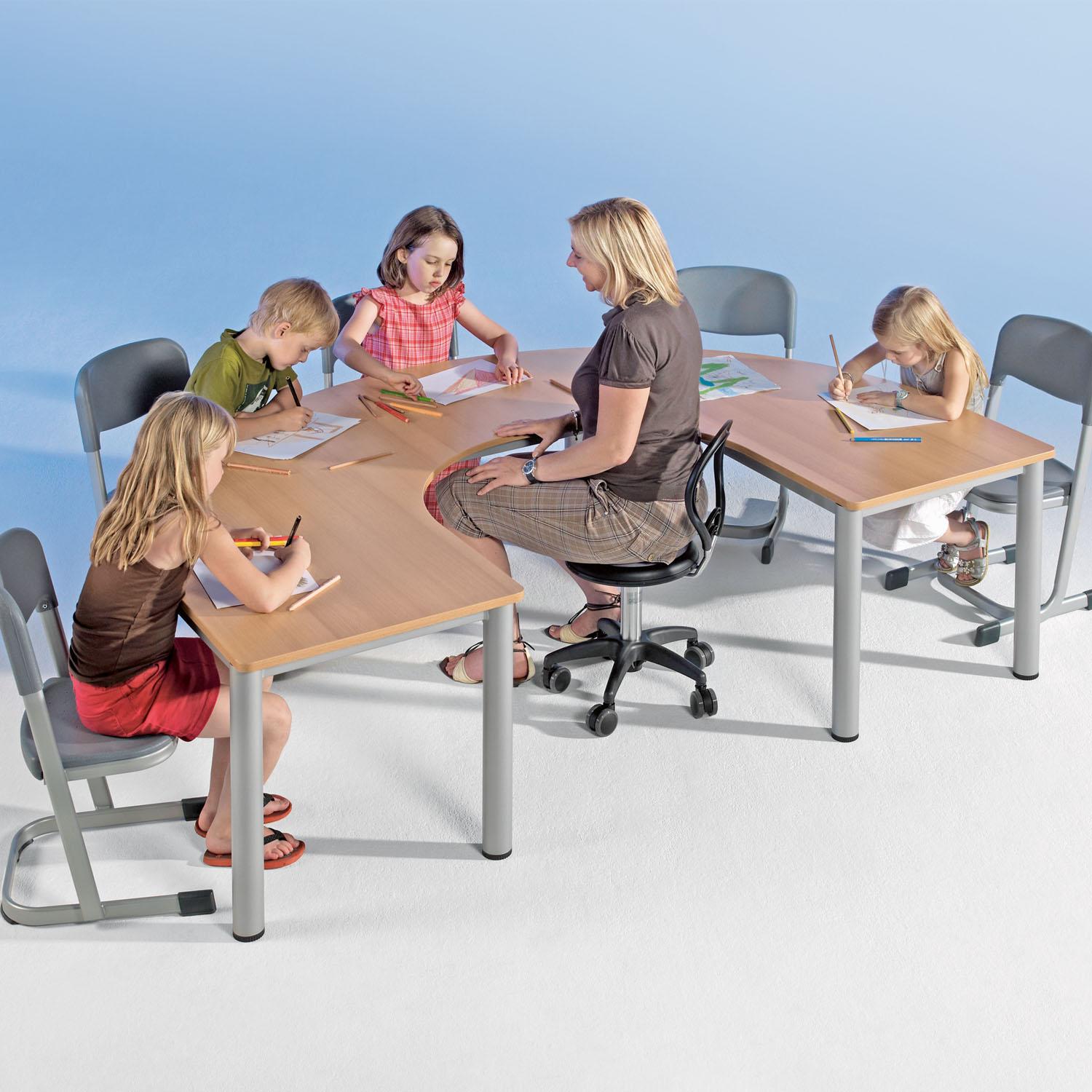 Hoefijzervormige tafel " Lipizzaner" ,