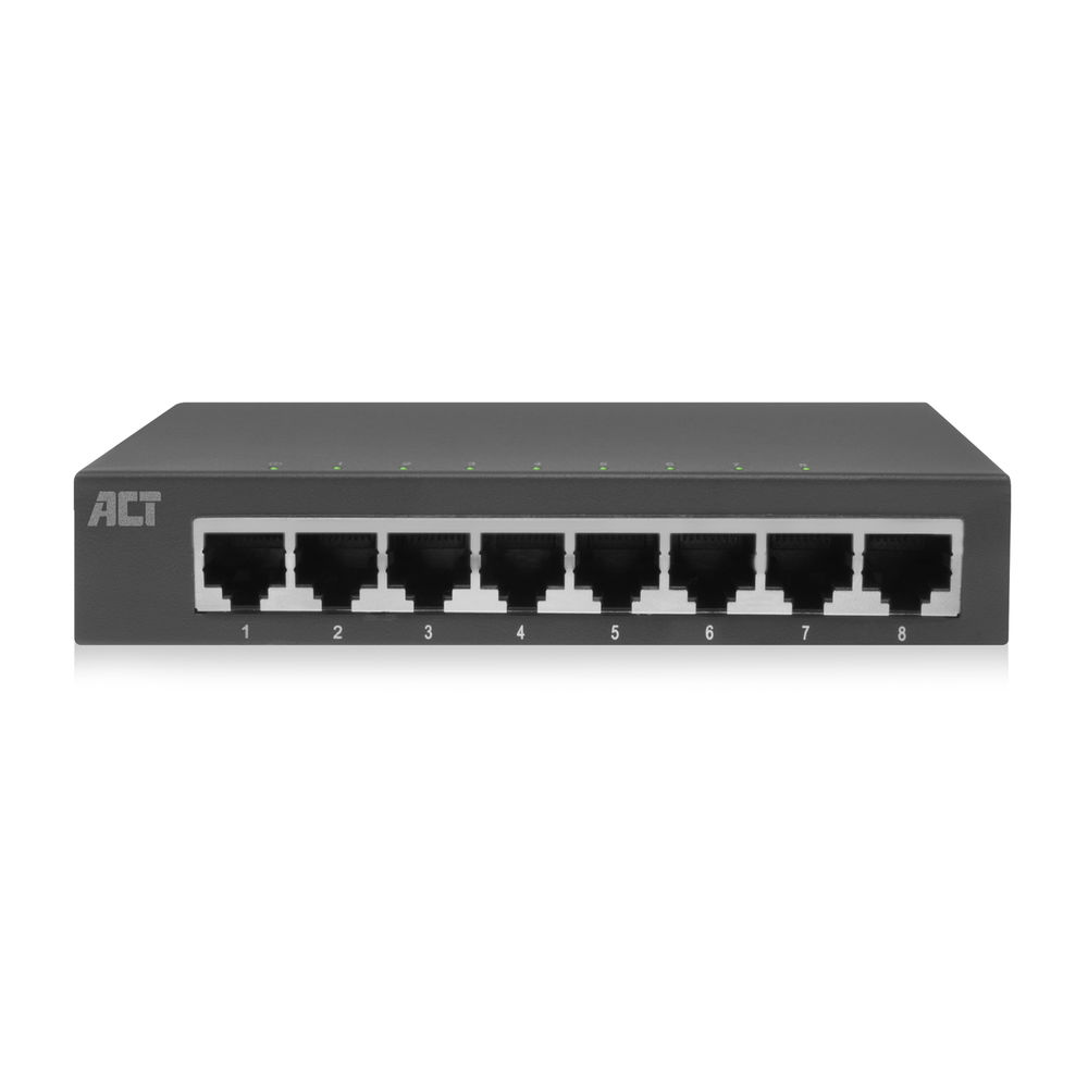 
ACT 8-Poorts Gigabit Ethernet Netwerkswitch
      